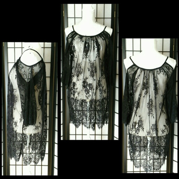 NWOT Lace Dress Coverup - Picture 2 of 2